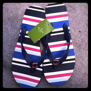 SOLD! Kate spade flip flops nwt